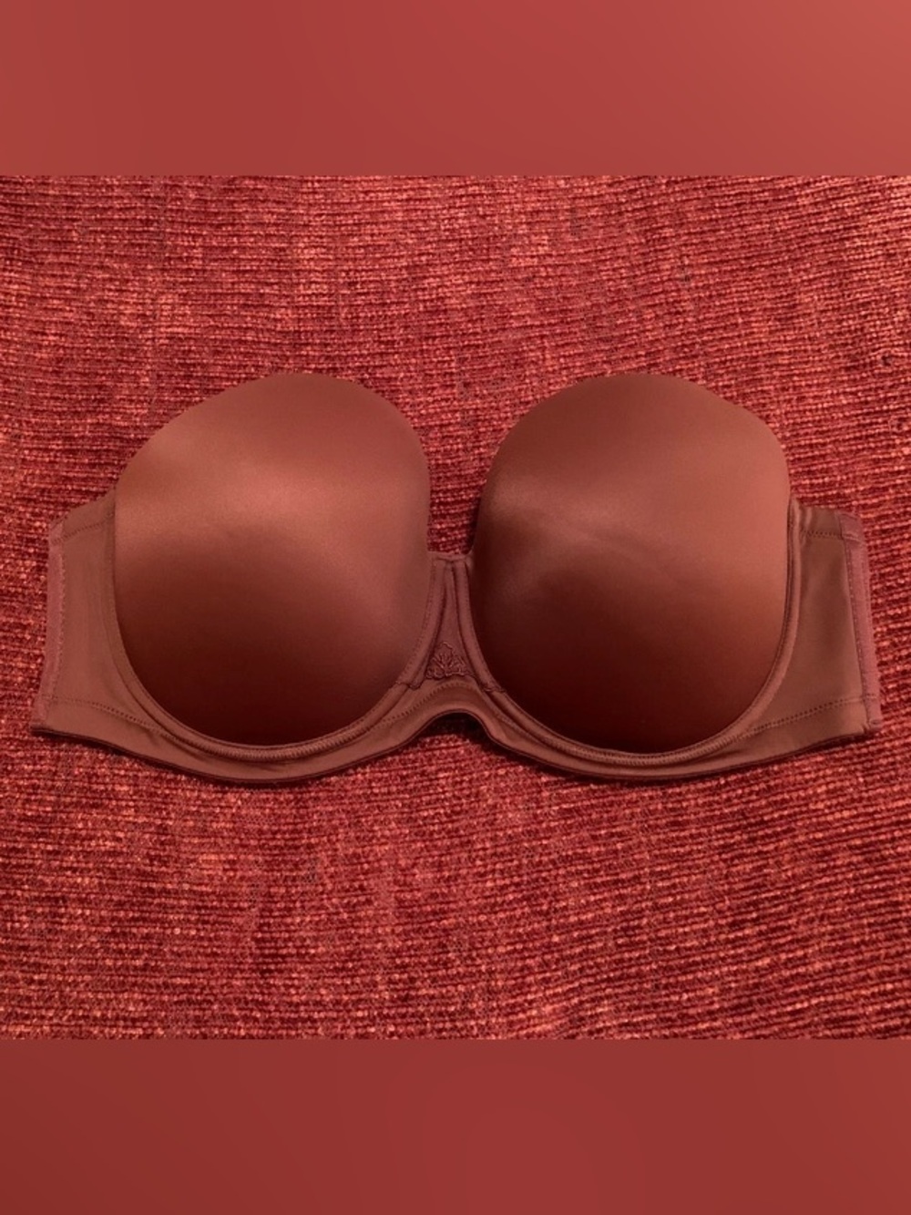 Strapless Brown Underwire Bra (42 E/DD)